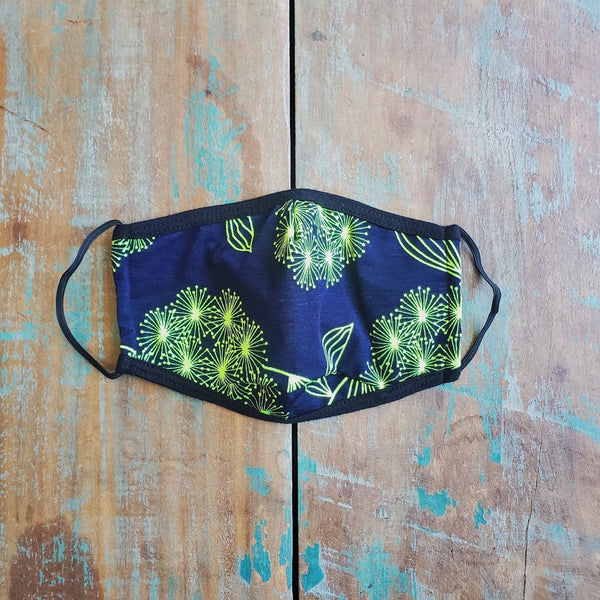 LE* NEON DANDELION WE'RE IN THIS TOGETHER MEDICAL GRADE FACE MASK - KDW Apparel